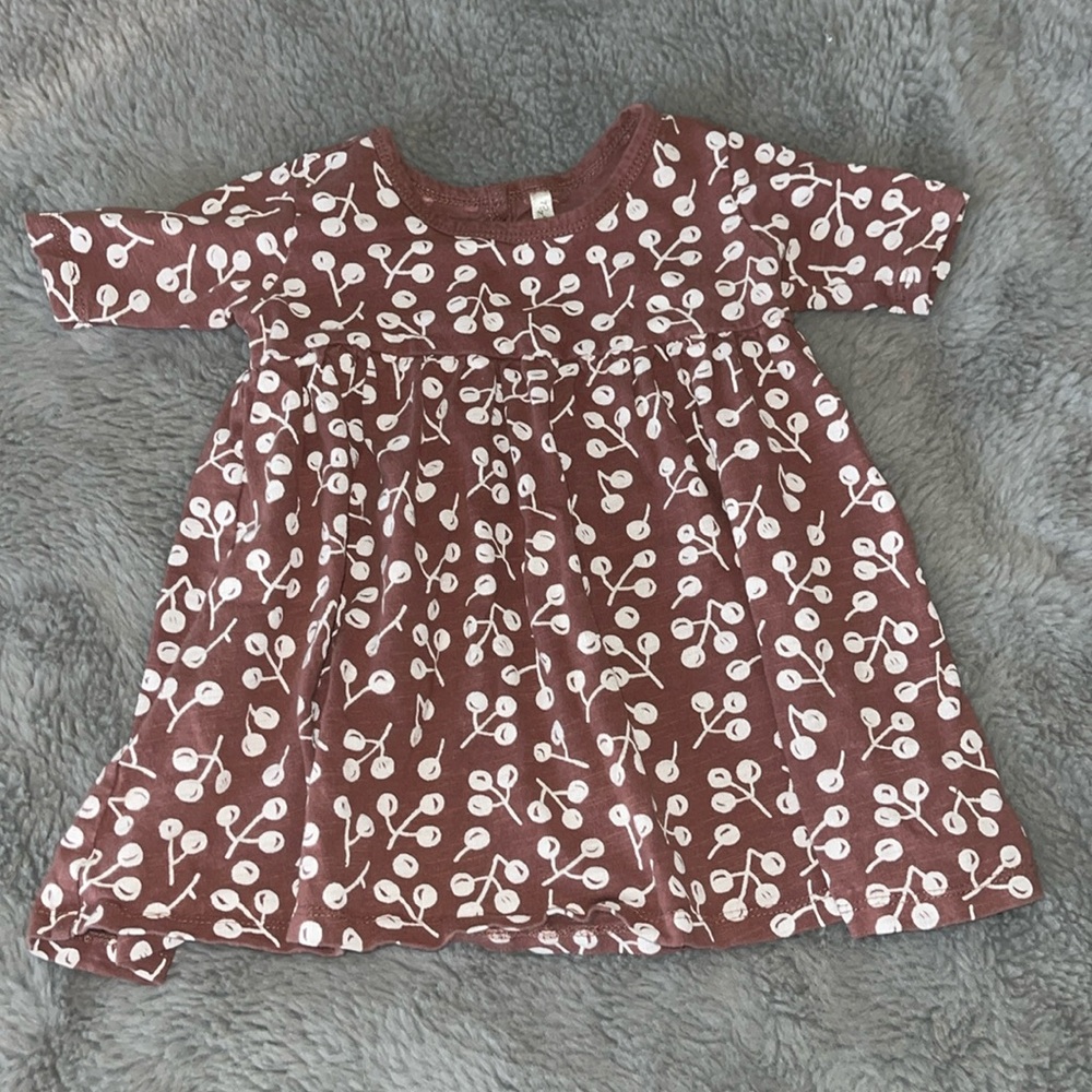 Rylee+Cru Baby Dress Sz 6/12M Beach Summer cotton cherries dress